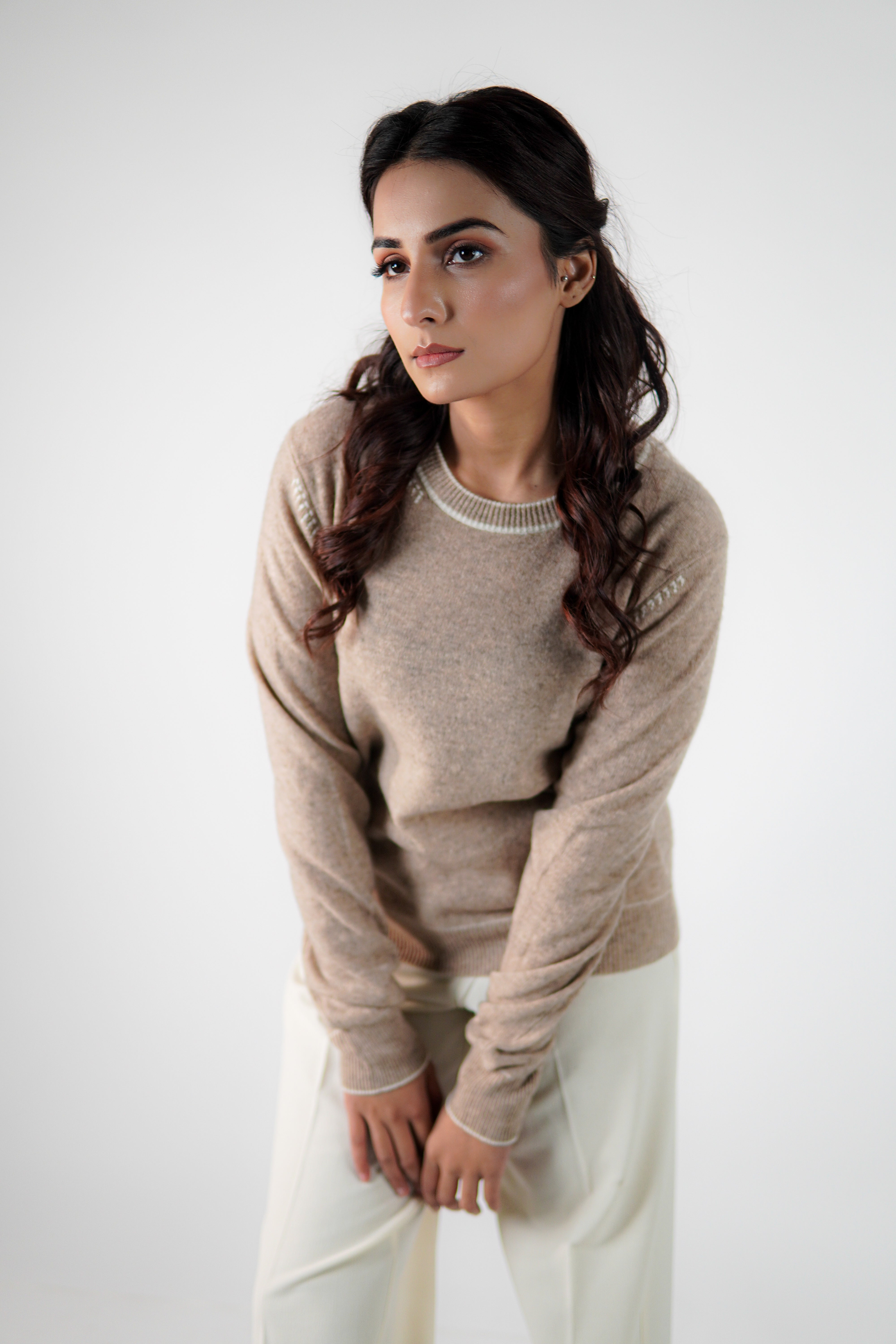 Camille Crewneck Cashmere Sweater