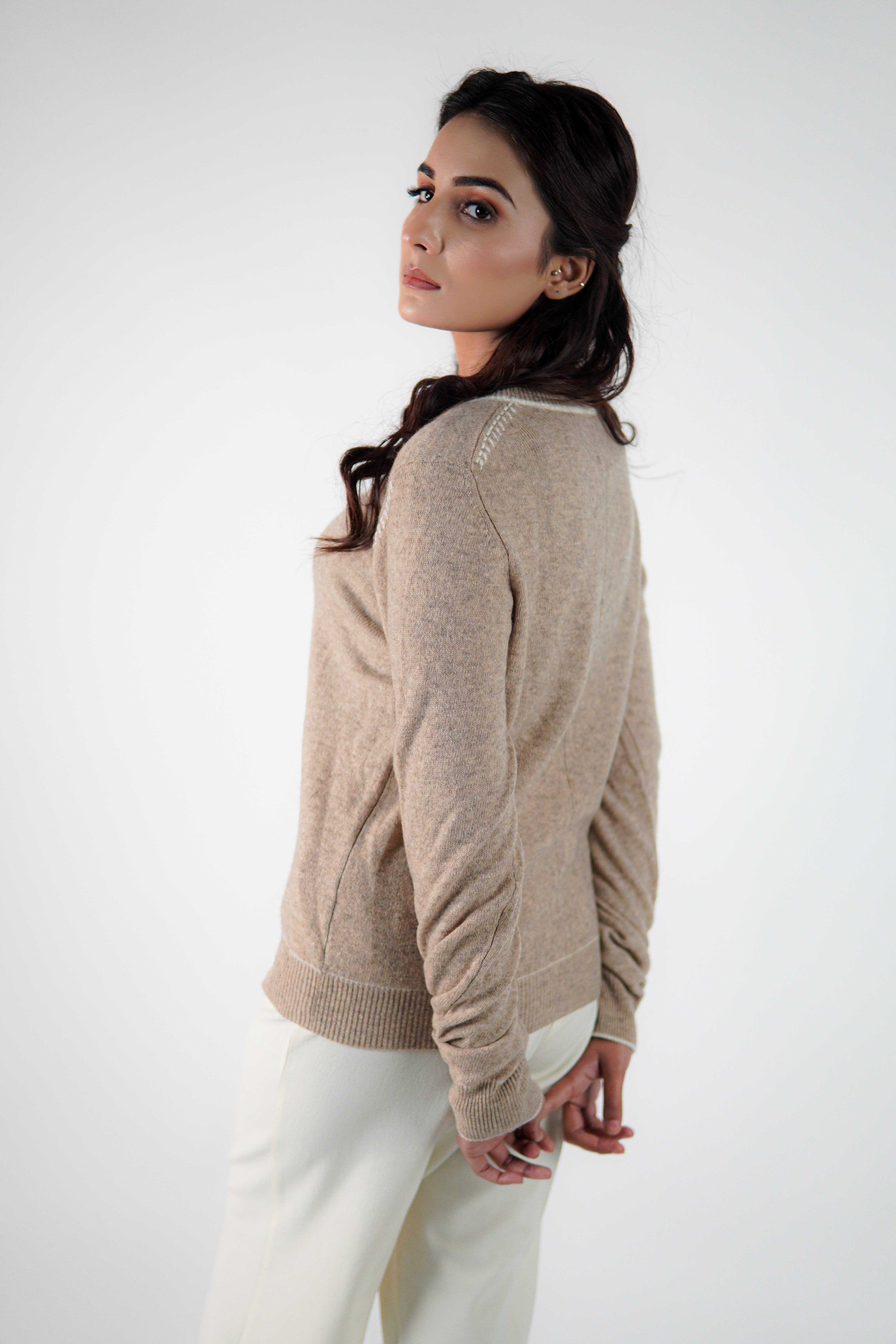 Camille Crewneck Cashmere Sweater