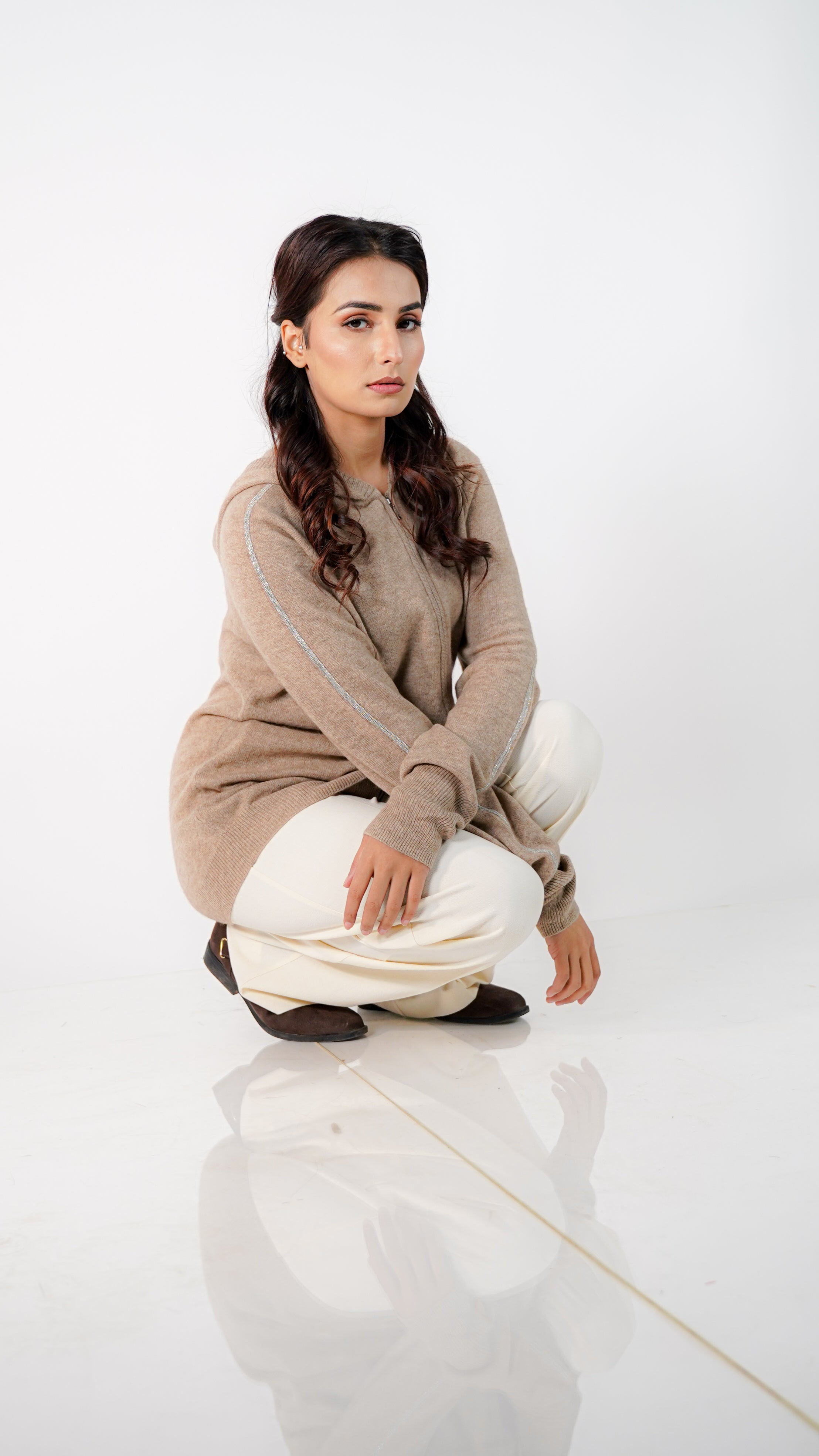 Anaïs Cashmere Zip Hoodie