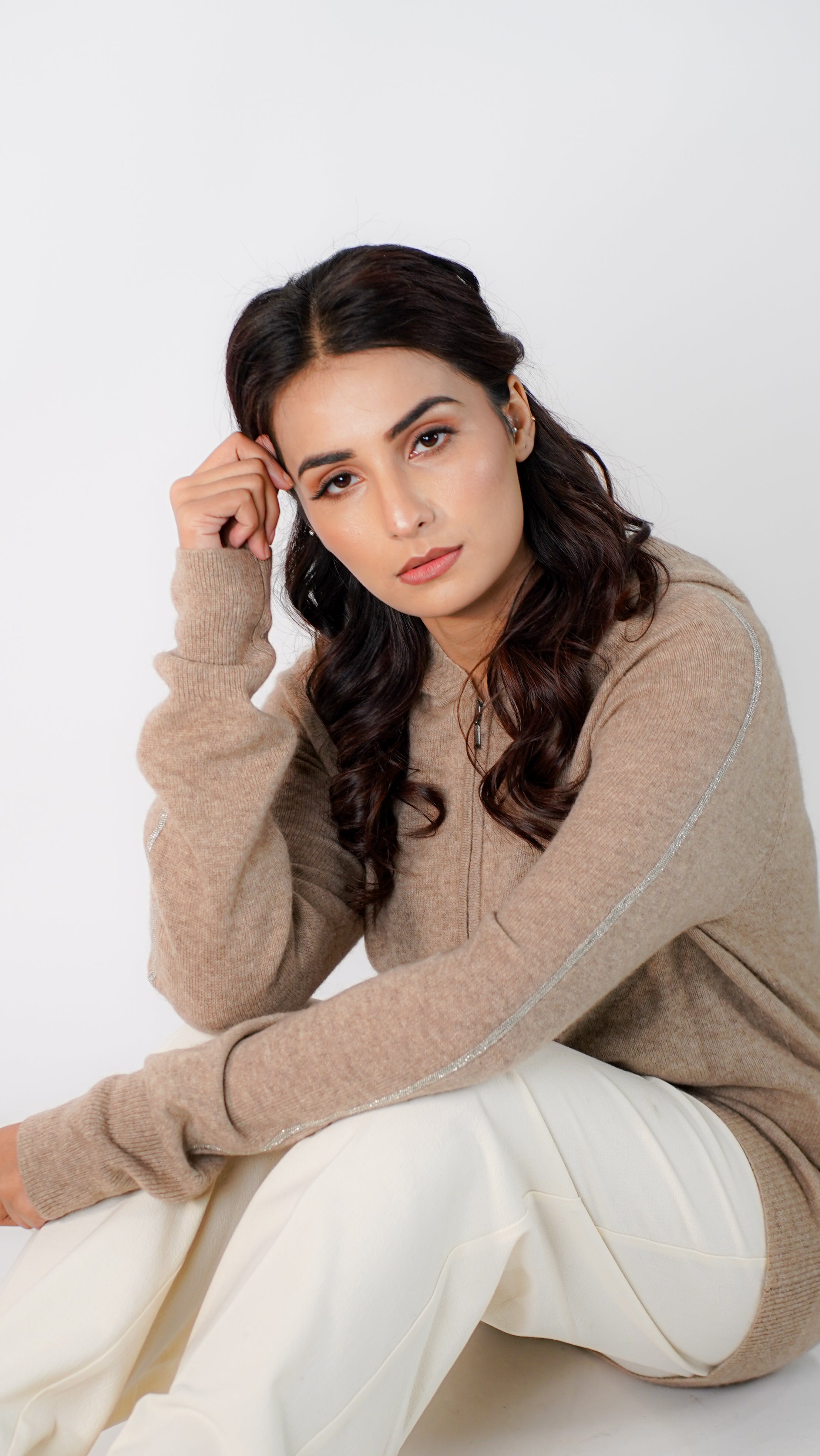 Anaïs Cashmere Zip Hoodie