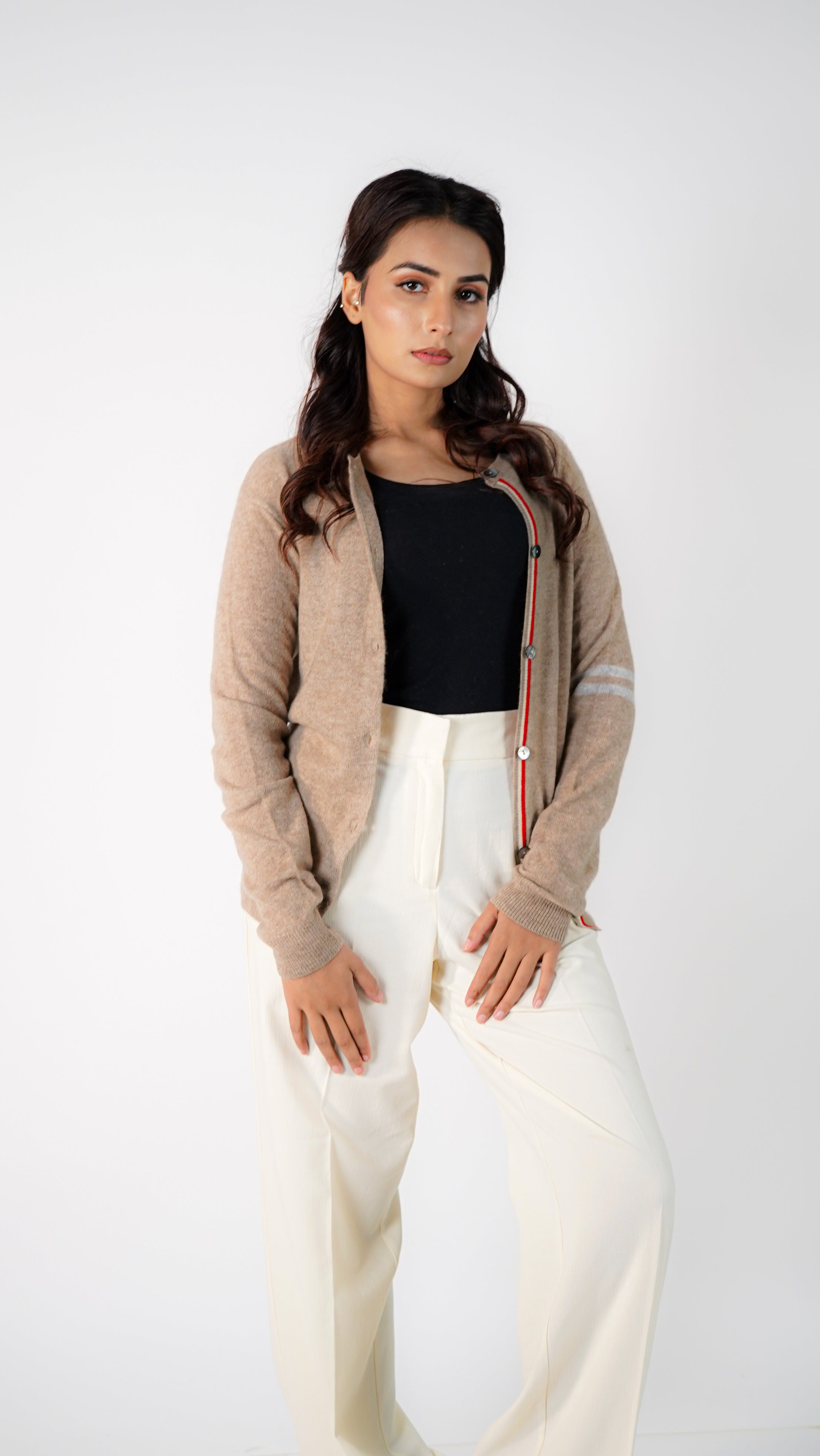 Céleste Heritage Stripe Cardigan