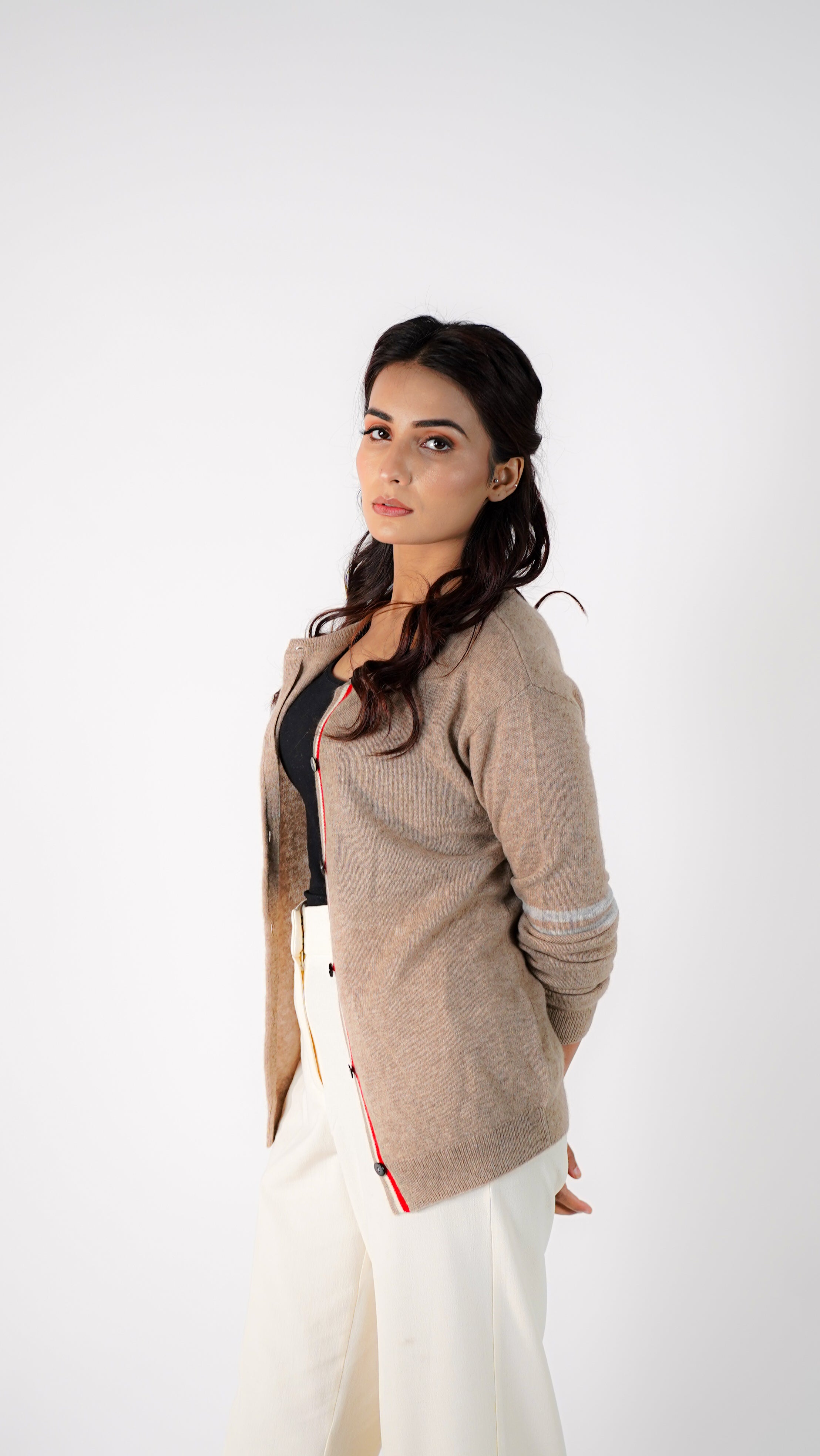 Céleste Heritage Stripe Cardigan